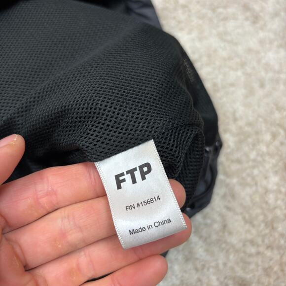 FTP Reflective Polar Full Zip Hoodie Fleece Jacket SS23 Men's Large - Picture 7 of 9